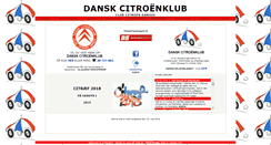 Desktop Screenshot of danskcitroenklub.dk